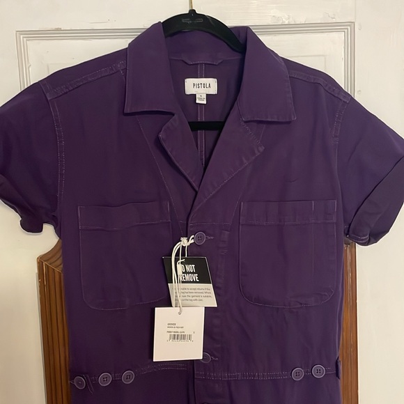 Pistola Grover Jumpsuit in Lila Purple - Picture 4 of 8